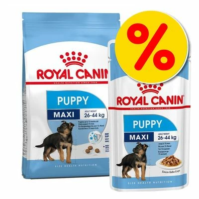 Gemengd Pakket: Royal Canin Maxi Droog- & Natvoer 3 Gemengd Pakket: Royal Canin Maxi Droog- & Natvoer