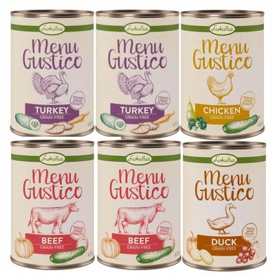 Voordeelpakket Lukullus Menu Gustico 24 X 400 G Hondenvoer 4 Voordeelpakket Lukullus Menu Gustico 24 X 400 G Hondenvoer - Afbeelding 2