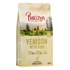 Purizon Adult Hert & Vis -Hunter Verkoop 2024 83500 pla purizon cats deer 400g 1000x1000 5