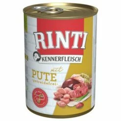 Voordeelpakket 12 X 400 G Rinti "Kennerfleisch" -Hunter Verkoop 2024 8490 pla bilder rinti kennerfleisch pute 400g hs 01 5