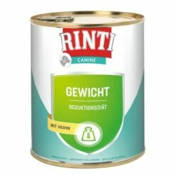 RINTI Canine Gewicht Met Kip Hondenvoer 800 G