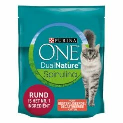 Purina ONE Dual Nature Sterilized Rund Met Spirulina Kattenvoer