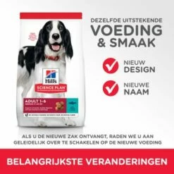 Hill's Science Plan Adult Medium Met Tonijn & Rijst Hondenvoer -Hunter Verkoop 2024 atf11 604280 key changes 5