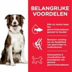 Hill's Science Plan Adult Healthy Mobility Medium Met Kip -Hunter Verkoop 2024 atf8 604381 key benefits 0