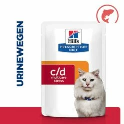 Hill's Prescription Diet C/d Multicare Stress Urinary Care Met Vis Kattenvoer -Hunter Verkoop 2024 atf 605600 enhanced package front plp 8