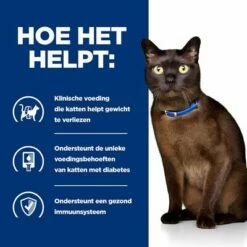 Hill's Prescription Diet Feline M/D Diabetes/Low Fat Kattenvoer Met Kip -Hunter Verkoop 2024 atf 605661 how it helps 1