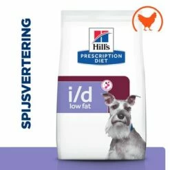 Hill's Prescription Diet Canine I/D Digestive Care Low Fat Hondenvoer Met Kip