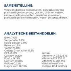 Hill's Prescription Diet Metabolic + Mobility 24 Hill's Prescription Diet Metabolic + Mobility -Hunter Verkoop 2024 atf 607714 ingredient panel 7
