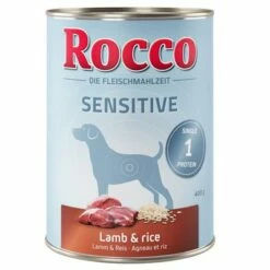 Voordeelpakket Rocco Sensitive 24 X 400 G -Hunter Verkoop 2024 etikett rocco nf sensitive 400g lamm 1000x1000 0