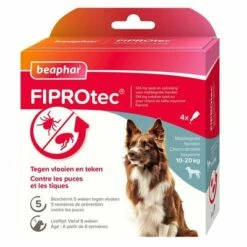 Beaphar FiproTec Vlooien- En Tekendruppels Hond 10-20kg