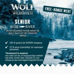 Wolf Of Wilderness Senior Blue River Scharrelkip & Zalm Hondenvoer -Hunter Verkoop 2024 free range blue river senior 8