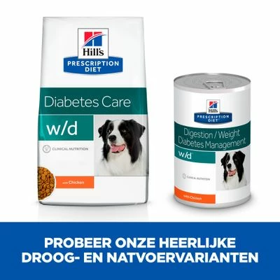Hill's Prescription Diet Canine W/D Low Fat Hondenvoer Met Kip - Afbeelding 2