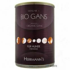 Herrmann's Menu Smulpakket 12 X 400 G -Hunter Verkoop 2024 herrmanns men hundgans 400 4