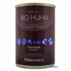 Herrmann's Menu Smulpakket 12 X 400 G -Hunter Verkoop 2024 herrmanns men hundhuhn1 400 3