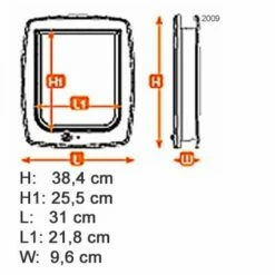 Ferplast Katten- En Hondenluik "Swing" 11 Tunnel -Hunter Verkoop 2024 katzenklappeswing 11 1