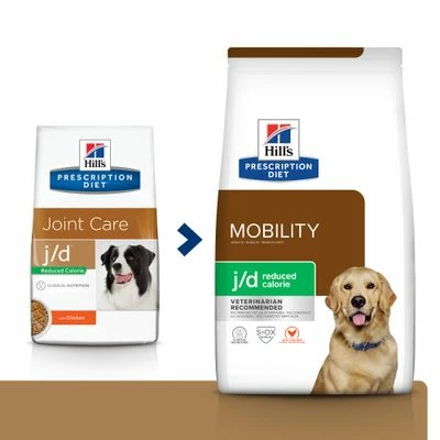 Hill's Prescription Diet Canine J/D Reduced Calorie Hondenvoer Met Kip 3 Hill's Prescription Diet Canine J/D Reduced Calorie Hondenvoer Met Kip