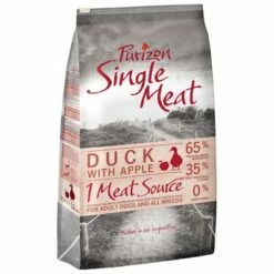 Purizon Single Meat Adult Eend Met Appel Hondenvoer - Graanvrij