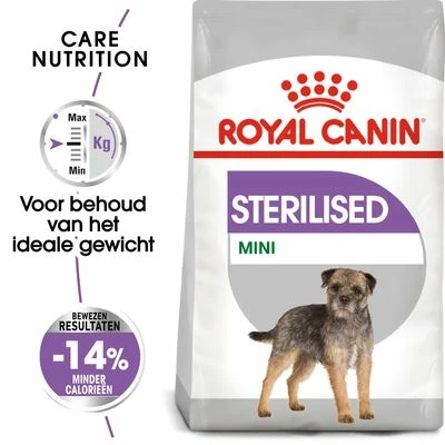 Royal Canin Mini Adult Sterilised Hondenvoer 3 Royal Canin Mini Adult Sterilised Hondenvoer