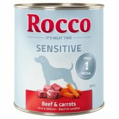 Rocco Sensitive 6 X 800 G 12 Rocco Sensitive 6 X 800 G -Hunter Verkoop 2024 rocco sensitive beefcarrots 800g 1000x1000 0