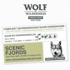 Wolf Of Wilderness "Scenic Fjords" - Rendier, Zalm En Kip -Hunter Verkoop 2024 wow board benefits freezedried scenic fjords nl 1000x1000 5