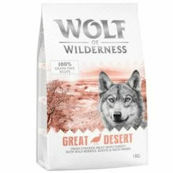 Wolf Of Wilderness Adult 'Great Desert' Hondenvoer - Kalkoen -Hunter Verkoop 2024 wow classic greatdesert 1kg 1000x1000 3