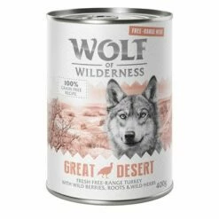 Voordeelpakket 12 X 400 G Wolf Of Wilderness Scharrelvlees Hondenvoer -Hunter Verkoop 2024 wow freerange greatdesert 400g 1000x1000 6