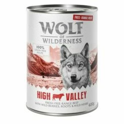 Voordeelpakket 12 X 400 G Wolf Of Wilderness Scharrelvlees Hondenvoer -Hunter Verkoop 2024 wow freerange highvalley 400g 1000x1000 7 1