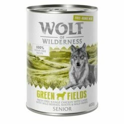 Wolf Of Wilderness Senior "Scharrelvlees" 6 X 400 G Hondenvoer -Hunter Verkoop 2024 wow freerange senior greenfields 400g 1000x1000 2 0