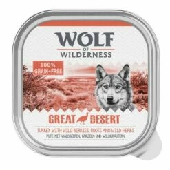 Wolf Of Wilderness Adult 24 X 300 G Voordeelpakket -Hunter Verkoop 2024 wow greatdesert 300gtray 1000px 3