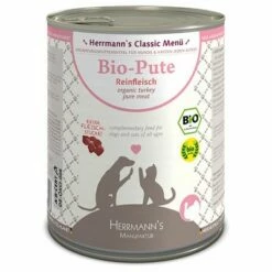 Herrmann's Vlees Puur 6 X 800 G -Hunter Verkoop 2024 zp c2 bio pute reinfleisch 800x800 3